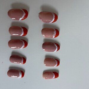 Fake Fall desgin nails